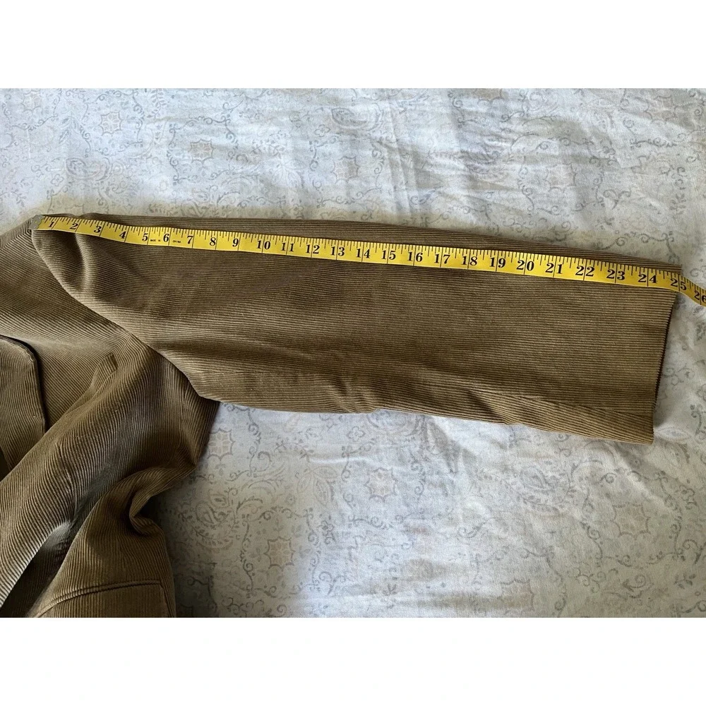 DOCKERS Men's Corduroy‎ Blazer Jacket 44R tan,  Two Button Lined Pockets Casual